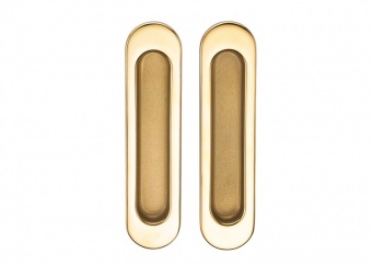 Дверная ручка SILLUR A-K05-V0 P.GOLD/S.GOLD