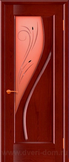 Даяна Покров красное дерево(сапель) -стекло