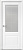 Классика 2 Альберо Эмаль Белая (глубокая фрезеровка) с врезкой замка+замок магнитный- стекло Прованс