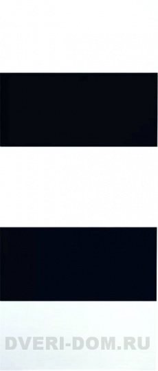 Квадро Дворецкий комбинированный шпон белый ясень и эмаль -стекло черный лакобель