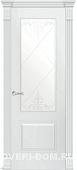 Вероник-1 СитиДорс эмаль RAL 9003- стекло белое заливной витраж