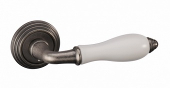 Дверная ручка Adden Bau PORCELLANA V214 AGED SILVER -  состаренное серебро